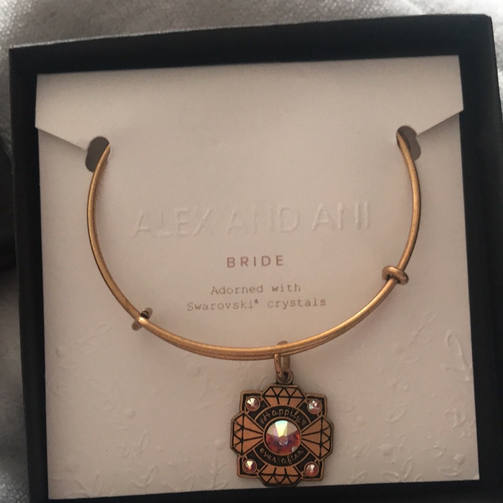 Alex and ani bride charm bracelet